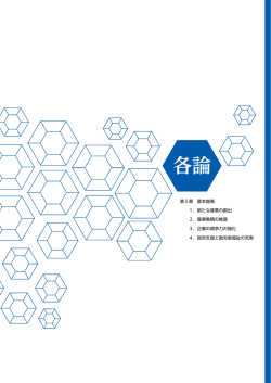 各論 基本施策 1.新たな産業の創出