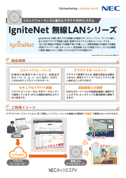 IgniteNet 無線LANシリーズ