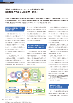 顧客ロイヤルティ向上サービス