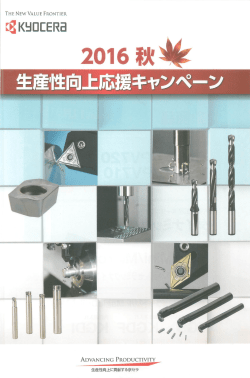Page 1 THENEWVALUE FRONTIER KHDLER日 2016秋* 生産性