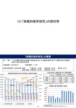 資料4-1 科研費による挑戦的な研究に対する支援強化