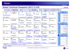 Global Technical Viewpoint（2017/1/4号）