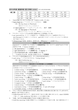 解答 - 南山大学の英語