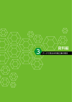 資料編 3.データでみる本市商工業の現況
