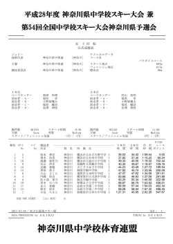 神奈川県中学校体育連盟