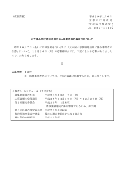 （広報資料） 平成29年1月6日 京 都 市 行 財 政 局 資産活用推進室 222