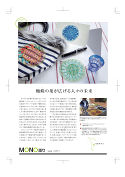 蜘蛛の巣が広げる人々の未来