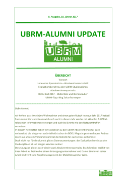 ubrm-‐alumni update