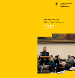 Handbuch des M&uuml;nchner Stadtrats
