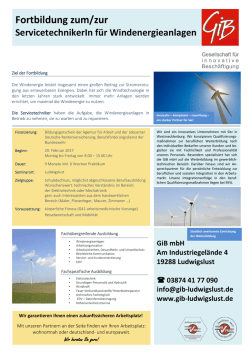 Fortbildung zum/zur