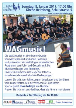 Flyer - Kulturverein Heimberg
