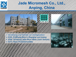 Jade Micromesh Co., Ltd., Anping, China