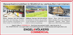 Gewerbeimmobilien in Südtirol zu verkaufen