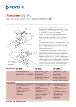 JBS-100 - Pentair
