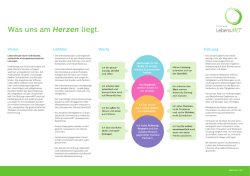 Grunds&auml;tze/Leitbild - Stiftung LebensART