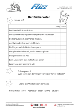 Der Bücherkater