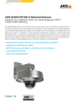 AXIS Q3505-SVE Mk II Netzwerk-Kamera