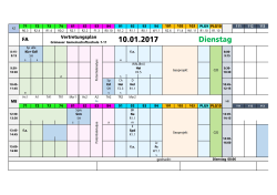 10.01.2017 Dienstag