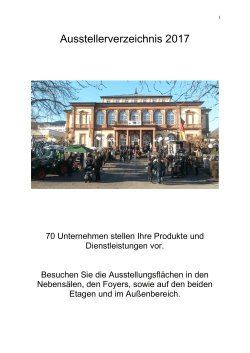 Austellerverzeichnis 2003 - Landwirtschaftskammer Rheinland