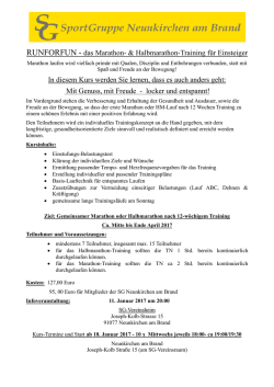 runfo orfun - SportGruppe Neunkirchen am Brand