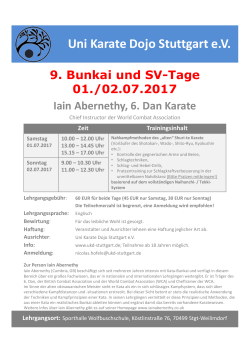 Uni Karate Dojo Stuttgart eV