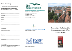Flyer - Gnadenkirche