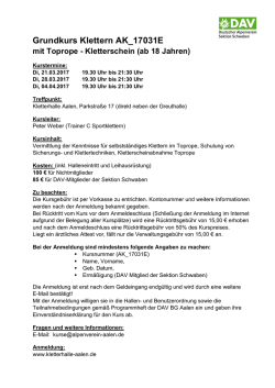 Grundkurs Klettern AK_17031E