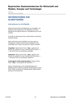 Informationen zur Schriftgr&ouml;&szlig;e: Europ&auml;ischer Fonds f&uuml;r regionale