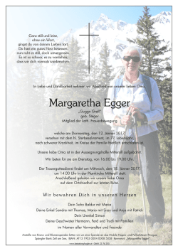 Egger Margareta - EB - Mittersill