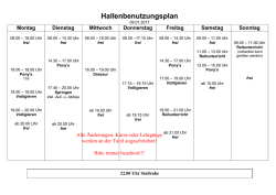 Hallenbenutzungsplan ab 01.01.2017