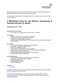 Inserat GA VV dsg