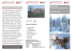 Angebote im Januar - BRK Kreisverband Erlangen