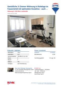 Gemütliche 3-Zimmer-Wohnung in Ruhelage im