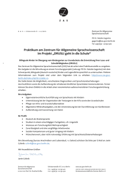 DRUSLI geht in die Schule