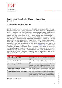 FAQs zum Country-by