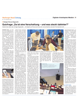 Marburger Bund Zeitung Nr. 17/2016 vom 02. Dez. 2016