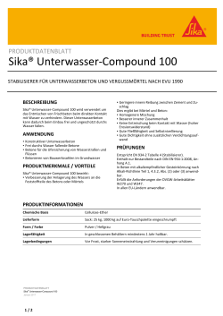 Sika Unterwasser-Compound 100