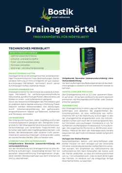 Drainagem&ouml;rtel
