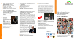 internationale Wochen 2017