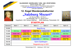 12. Salzburg Mozart Startplan