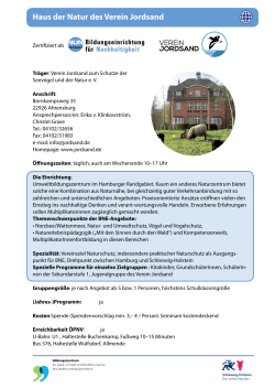 Haus der Natur des Verein Jordsand - Schleswig