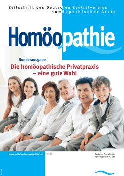 eine gute Wahl - Dr. Rohwer Praxis für Homöopathie in Lübeck