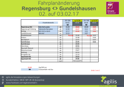 KBS 993 Schienenersatzverkehr (02.-03.02.2017)