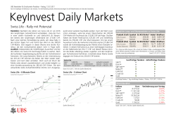 KeyInvest Daily Markets - Boerse