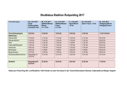 der Fahrplan zum download.