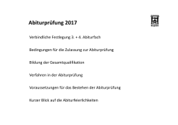 Informationen Abiturprüfung 2017 [Kompatibilitätsmodus]