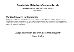Inklusion - Grundschule Michelbach