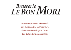 Zur Weinkarte - Brasserie Le Bon Mori