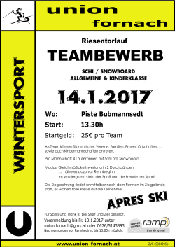 teambewerb - Union Fornach