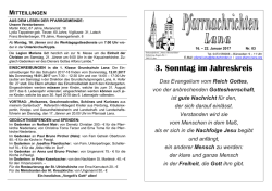 2. Sonntag im Jahreskreis